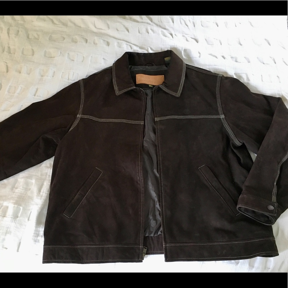 Like New Suede Timberland Jacket